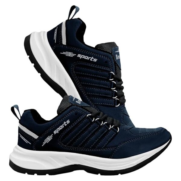 BRUTON EVA Lite Sport Shoes Running Shoes for Men- Blue - Image 3